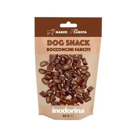 Inodorina – Bocconcini Manzo e Carota – 80 g