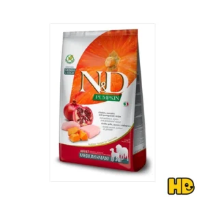 Farmina N&D Pumpkin Pollo Zucca Melograno 2,5 kg – Adult Medium & Maxi