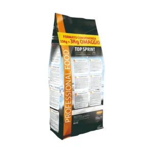 Top Sprint Power 32/20 Pork & Rice 18 kg – Crocchette per Cani Adulti Attivi