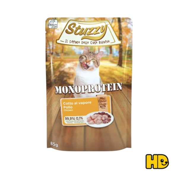 Stuzzy Monoprotein Cat Pollo 85 g alimento umido per gatti adulti